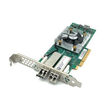 Dell QLE2662-DEL 2-port 16Gb SFP+ Fibre Channel Host Bus Adapter FC PCIe Gen3 x4 0H8T43 H8T43