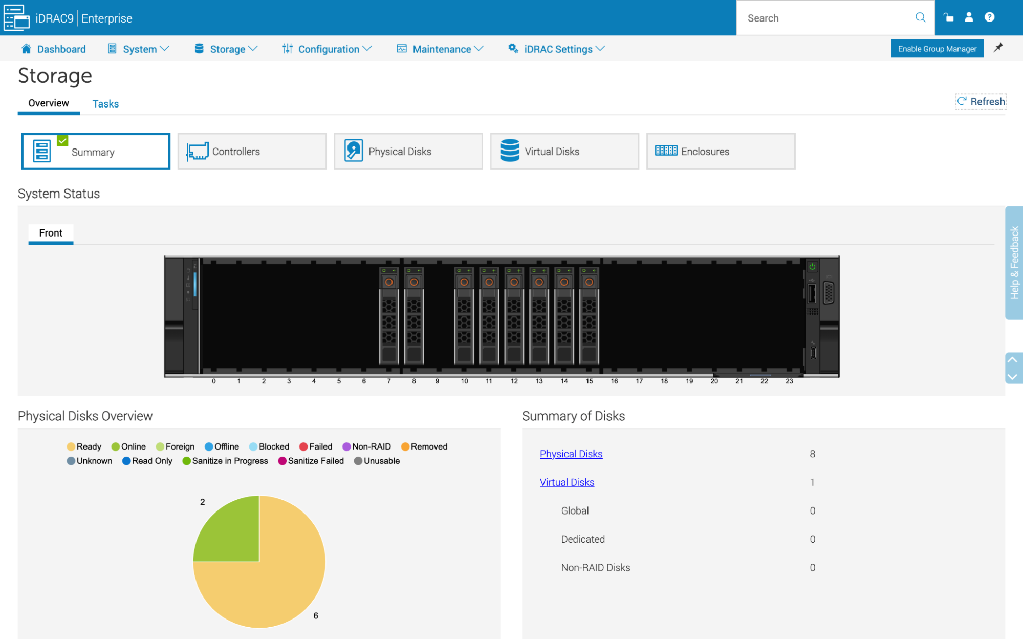 idrac storage