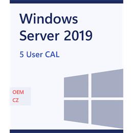 MS OEM Windows Server CAL 2019 CZ 1pk 5 User CAL